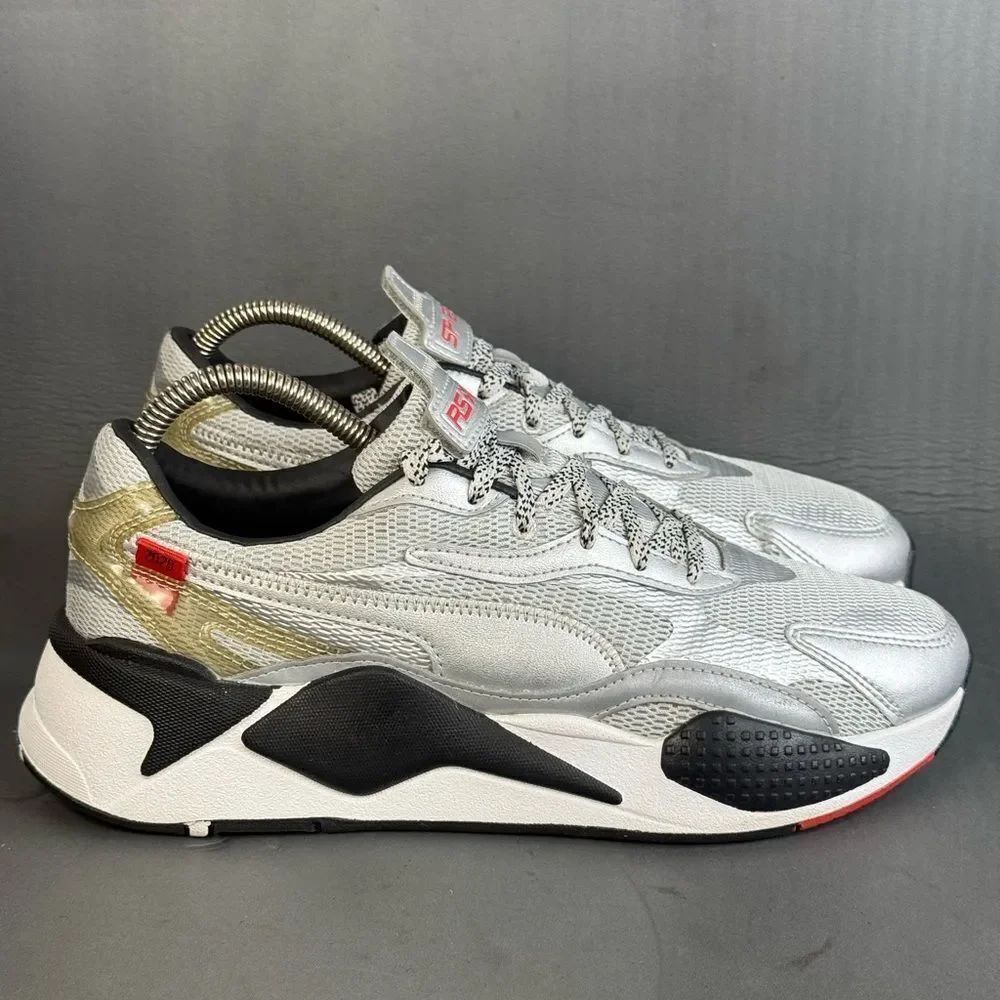 Puma RS-X3 WR 'Silver' athletic sneaker trainer shoes men’s size 8.5